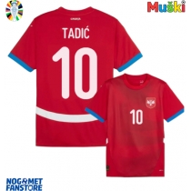 Srbija Dusan Tadic #10 Domaci Dres EP 2024 Kratak Rukav